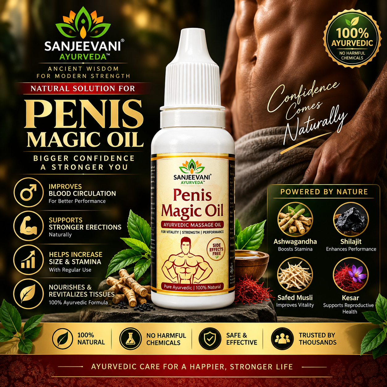 Penis Magic Oil (मसाज ऑयल)