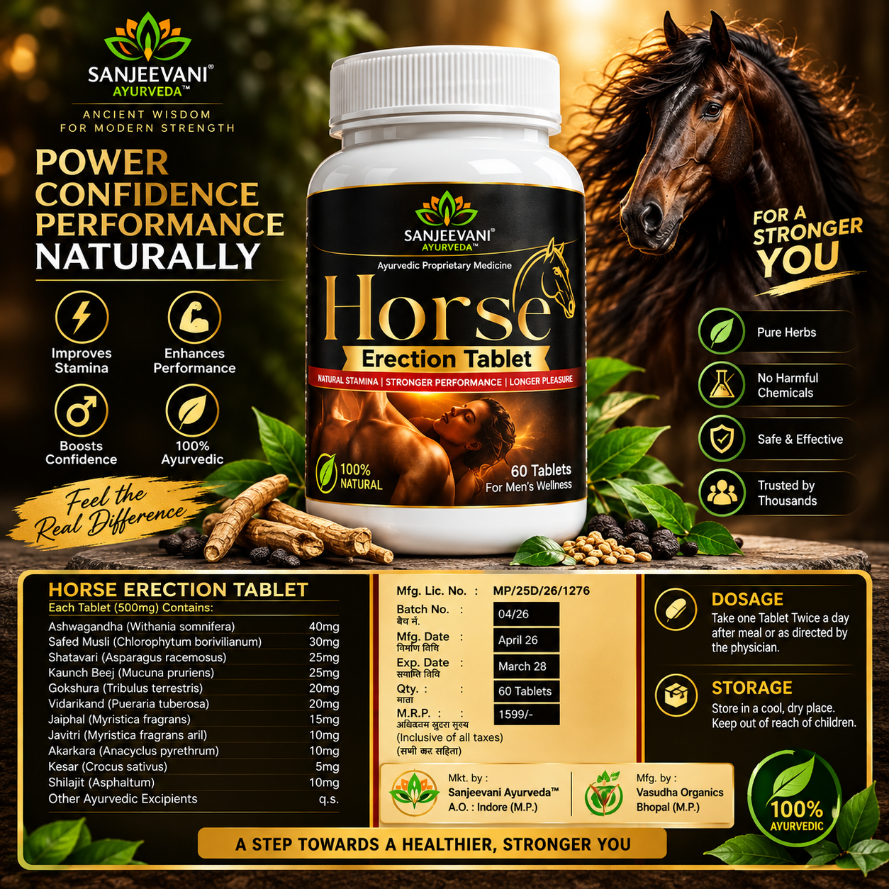 Horse Erection Tablet