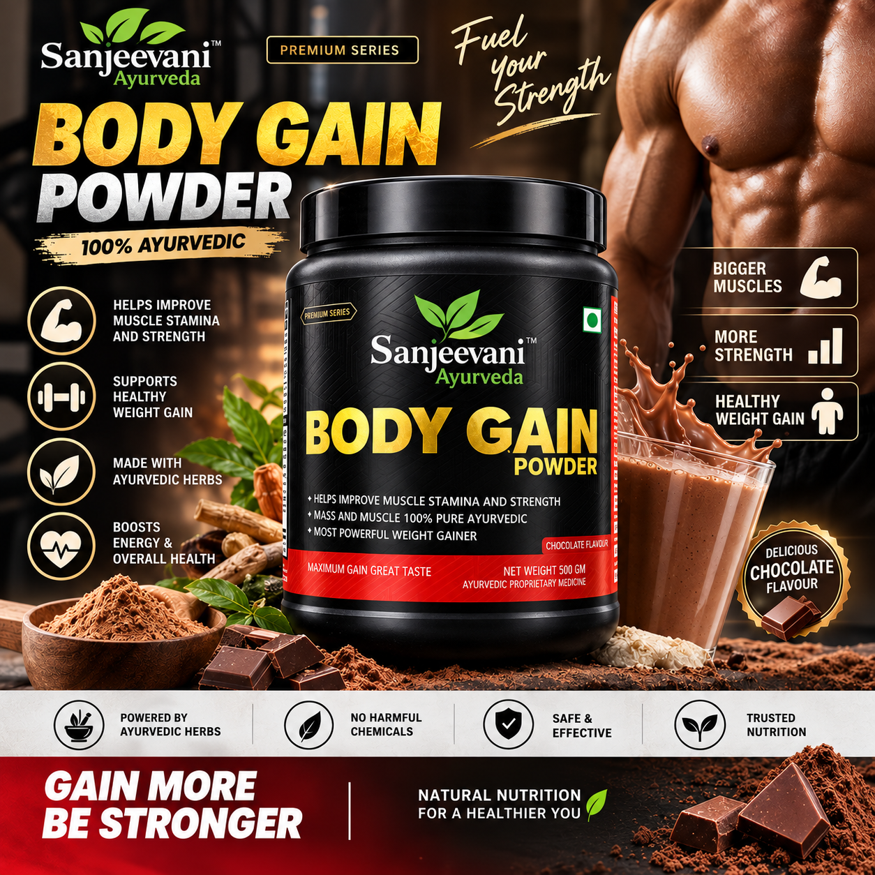 Body Gain Powder (500g)