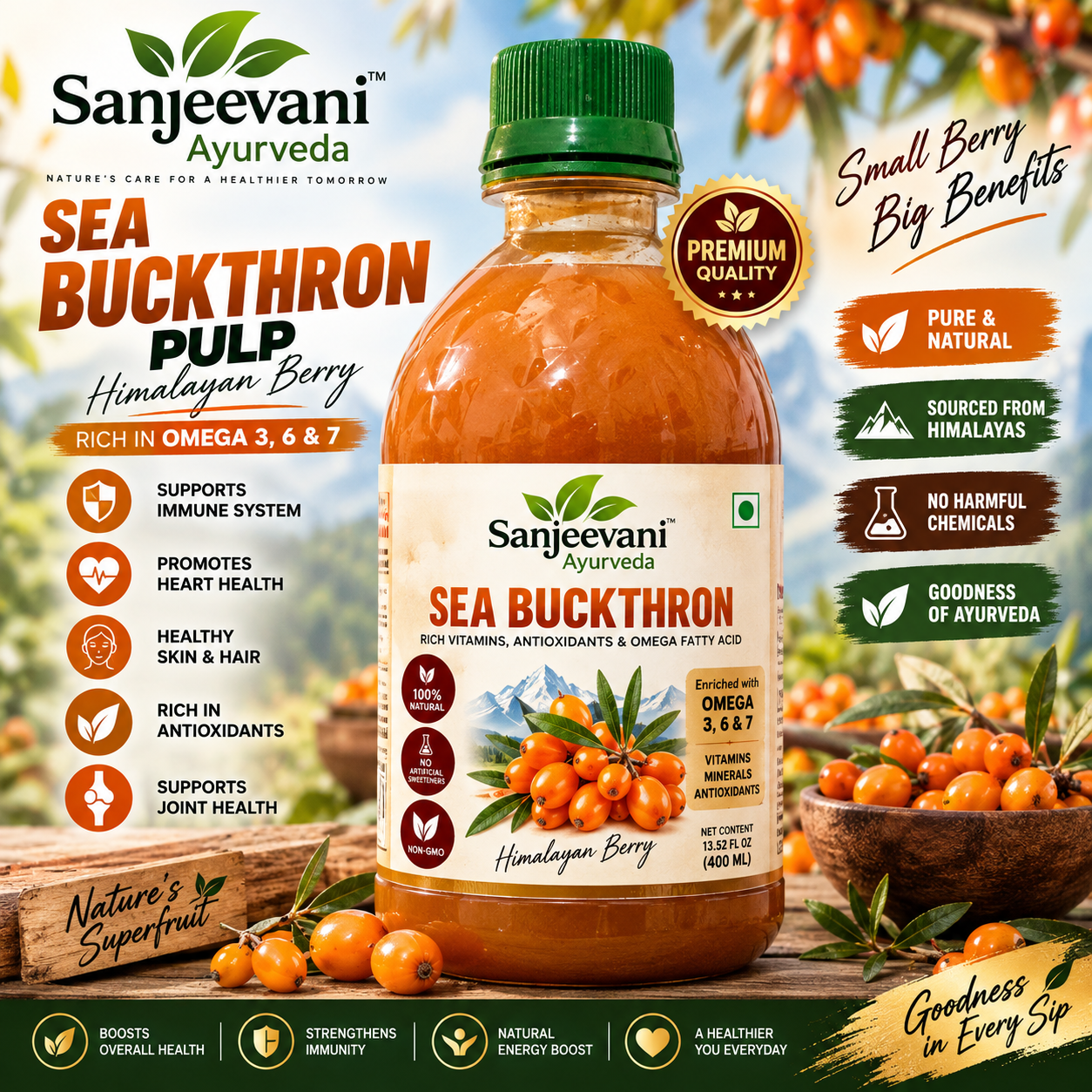 Sea Buckthron Pulp